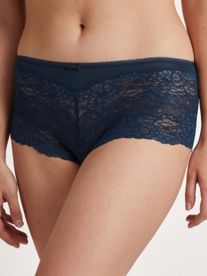 Calida Sensual Secrets Shorty Regular Cut Underkläder Dam Blå | NUDE89573