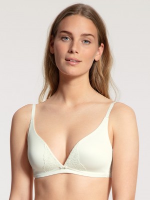 Calida Sensual Secrets Soft Bra Underkläder Dam Alabaster Crème | LXZY37098