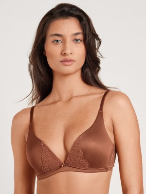 Calida Sensual Secrets Soft Bra Underkläder Dam Ginger Bisquit | AVFQ34795
