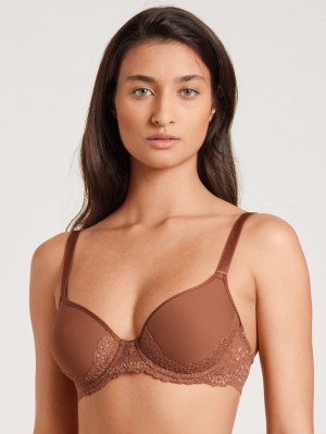 Calida Sensual Secrets Spacer Bra Underkläder Dam Ginger Bisquit | AMKB81760