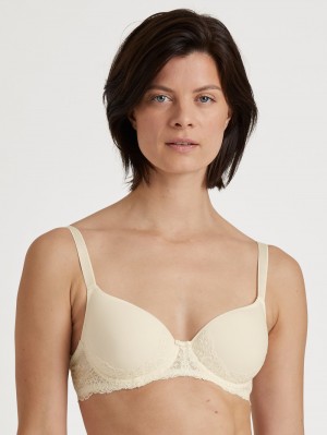 Calida Sensual Secrets Spacer Bra Underkläder Dam Alabaster Crème | PMBH35609