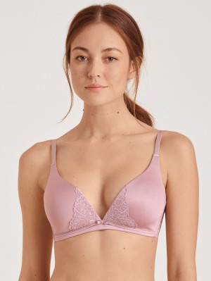 Calida Special Soft Bra Underkläder Dam Mauve Shadow | CNYA60532