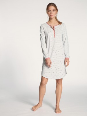 Calida Sweet Dreams Sleepshirt, Length 95cm Sovkläder Dam Rosa | FXSC52184