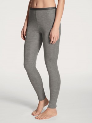 Calida True Confidence Leggings Underkläder Dam Platin Melé_ | MVYD82607
