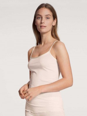 Calida True Confidence Spaghetti Top Underkläder Dam Ljus | NWVQ03697