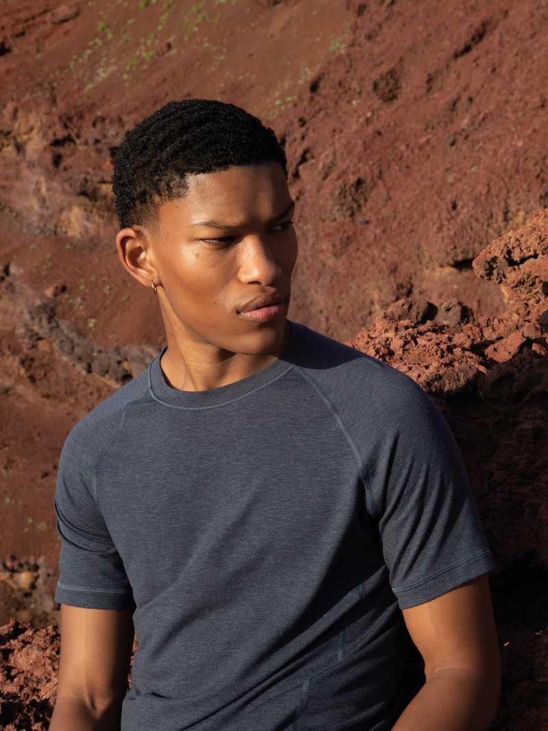 Calida Dsw Warming Shirt Short Sleeve Sovkläder Herr Anthrazit | XRJQ09614