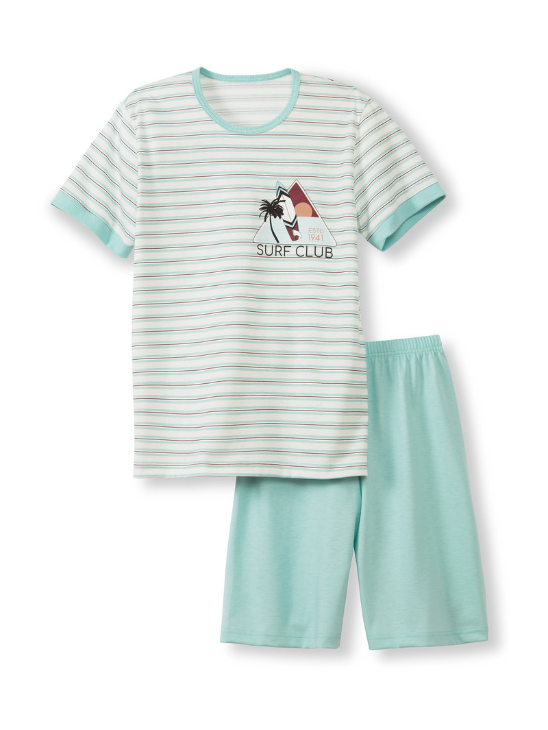 Calida Kids Surf Short Pyjama Pyjama Barn Blå | RPXM32946