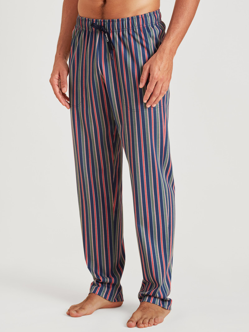 Calida Rmx Sleep Time Off Pants Sovkläder Herr Blå | PWAQ17034