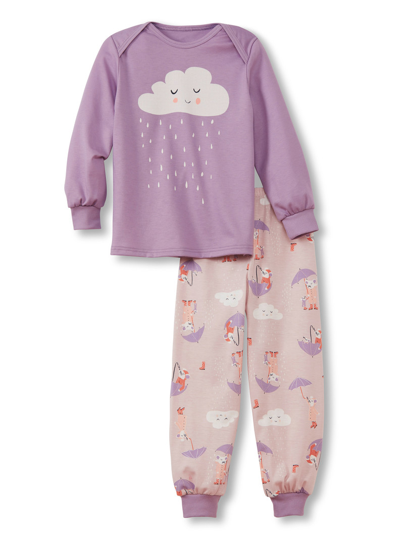 Calida Toddlers Umbrella Pyjama With Cuff Pyjama Barn Lavendel | OYKZ02587