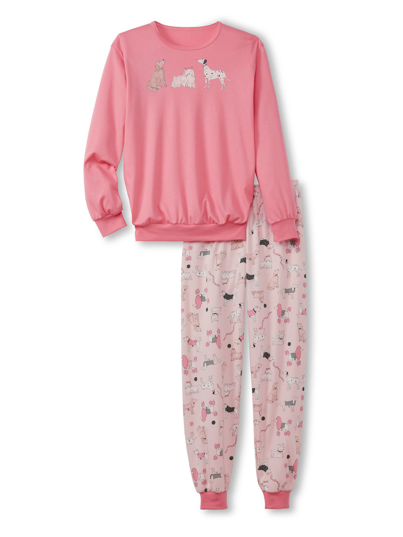 Calida Toddlers Dog Pyjama With Cuff Pyjama Barn Strawberry Ice | WRCM64758