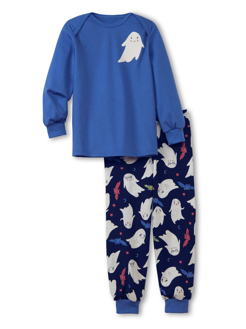 Calida Toddlers Ghost Pyjama With Cuff Pyjama Barn Mörk | XUWG14089