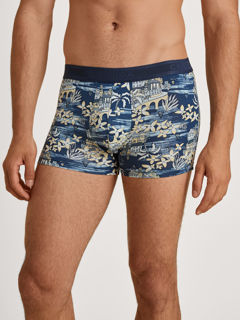 Calida Amalfi Journey Boxer Brief Underkläder Herr Blå | IPAN64951