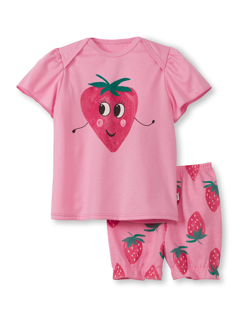 Calida Toddlers Strawberry Short Pyjama Pyjama Barn Rosa | YQWF95126