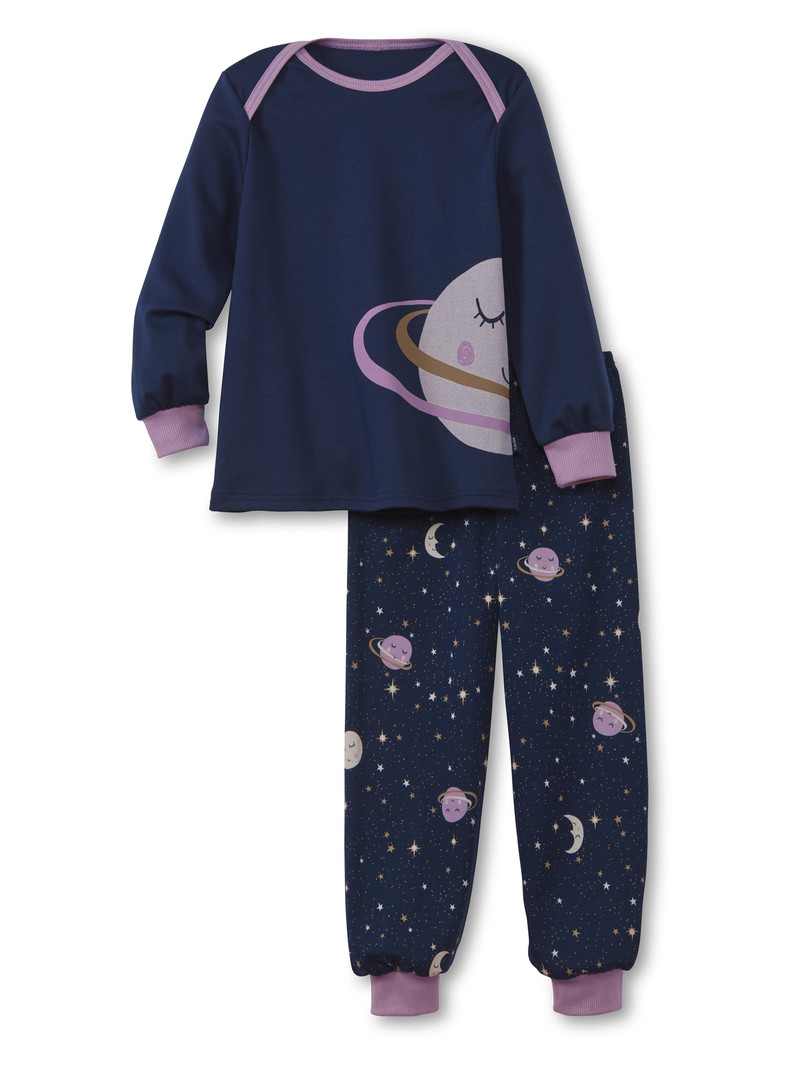 Calida Toddlers Universe Pyjama With Cuff Pyjama Barn Blå | XWTL10359