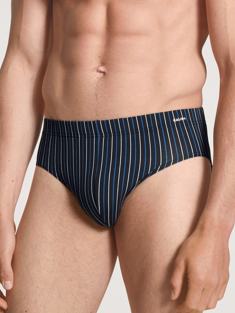 Calida Cotton Code Brief Underkläder Herr Schwarz | TSPX94862