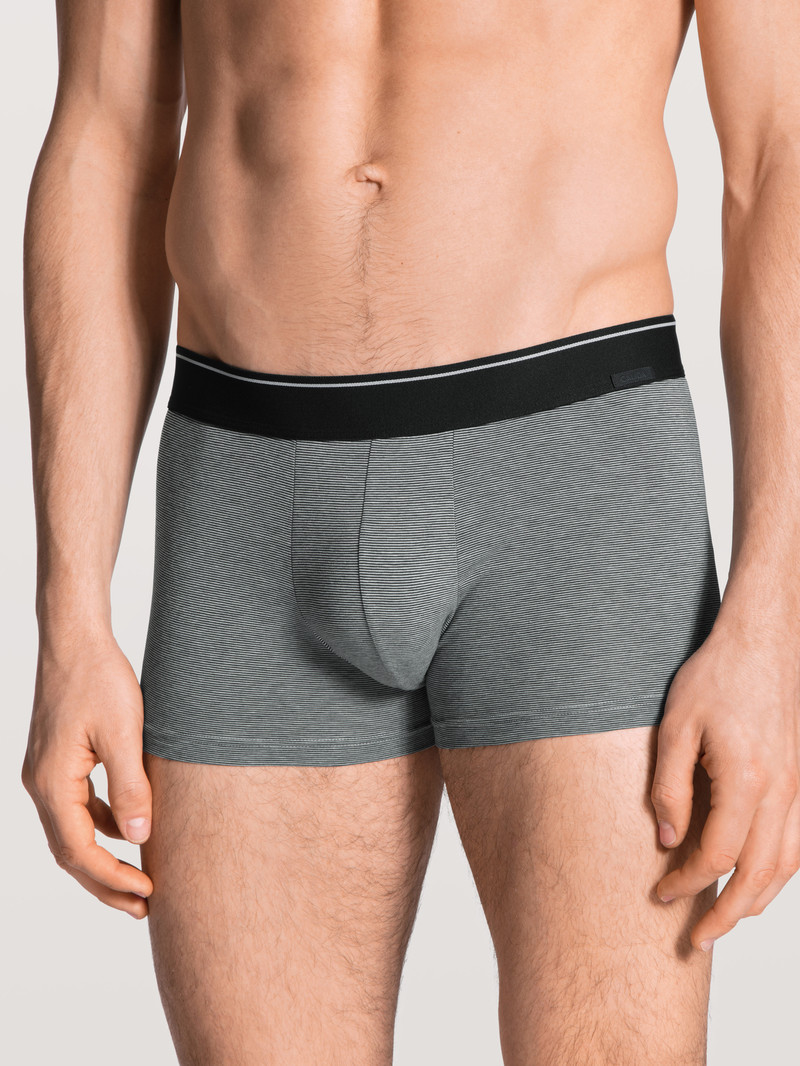 Calida Cotton Stretch Boxer Brief Underkläder Herr Fog | IHWK09687