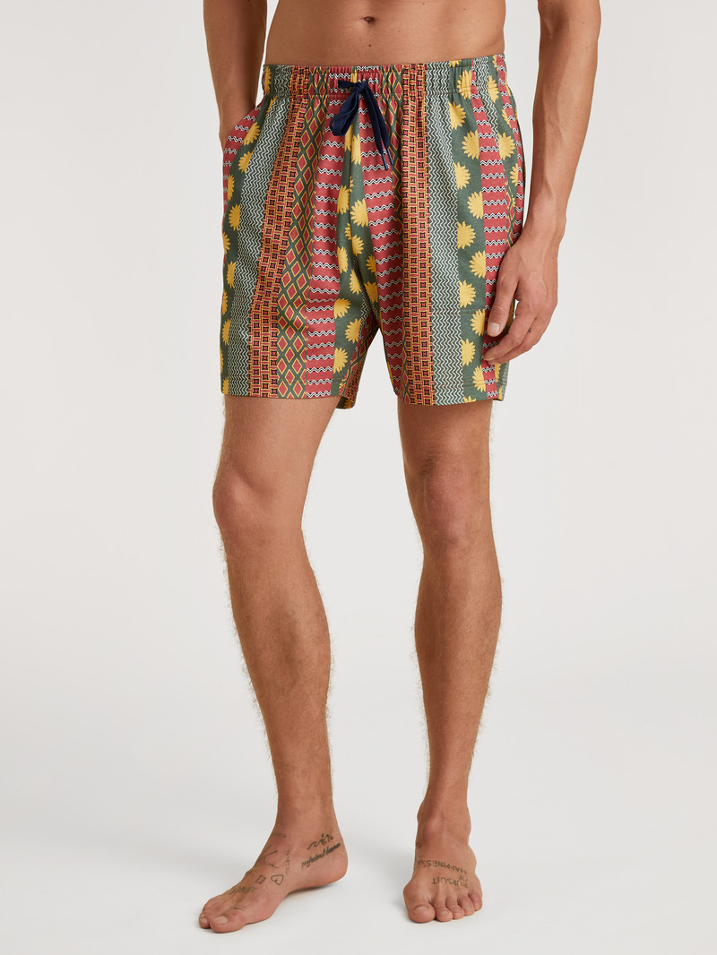 Calida Rmx Sleep Holiday Bermudas Summer Outfits Herr Röda | RJFE37510