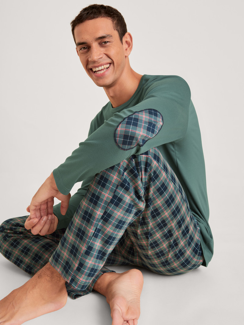 Calida Relax Comfy 4 Pyjama Sovkläder Herr Mörk | BOET02985