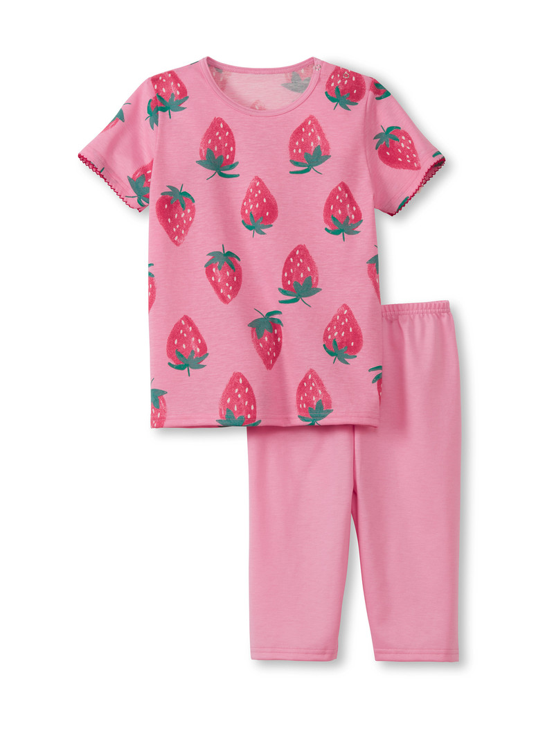Calida Toddlers Strawberry 3/4 Pyjama Pyjama Barn Rosa | BQHM27915