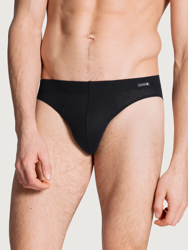 Calida Evolution Mini Brief Underkläder Herr Schwarz | GNYD70512