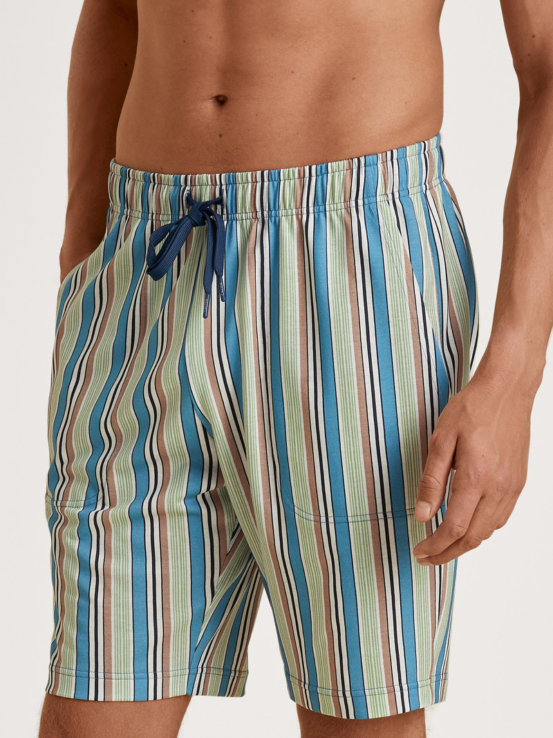 Calida Rmx Sleep Weekend Bermudas Summer Outfits Herr Blå | KFSX07536