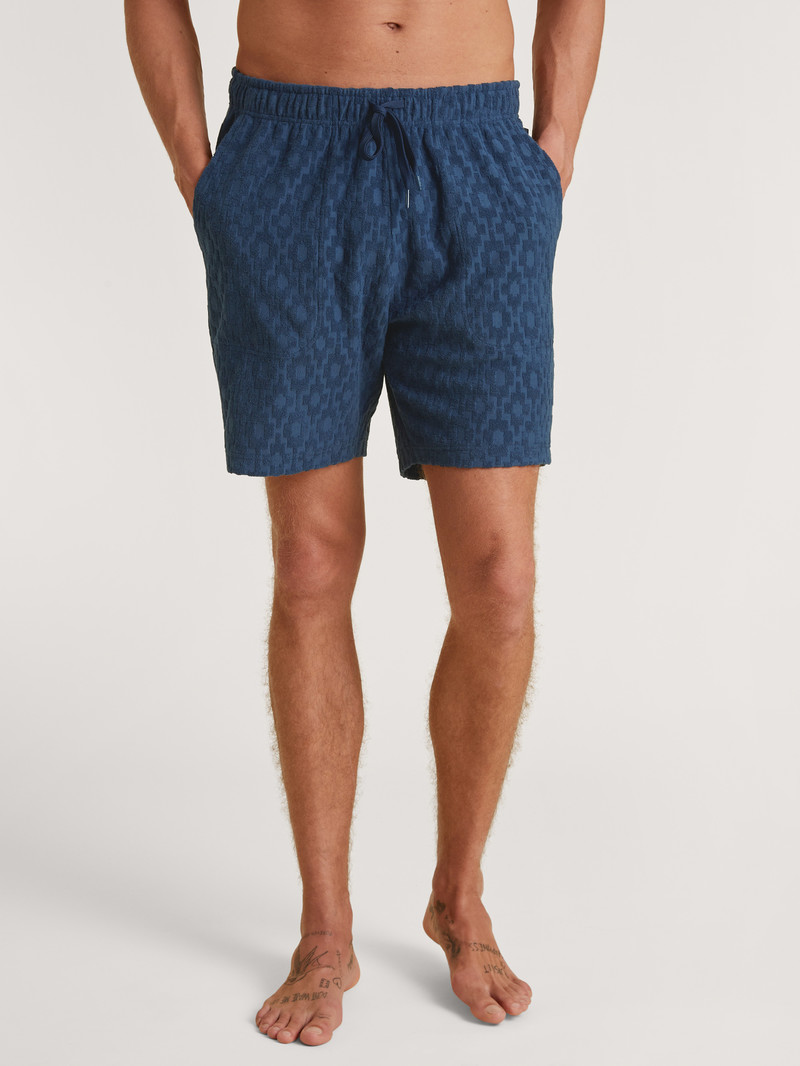 Calida Rmx Lounge Holiday Bermudas Summer Outfits Herr Blå | FEXD28731