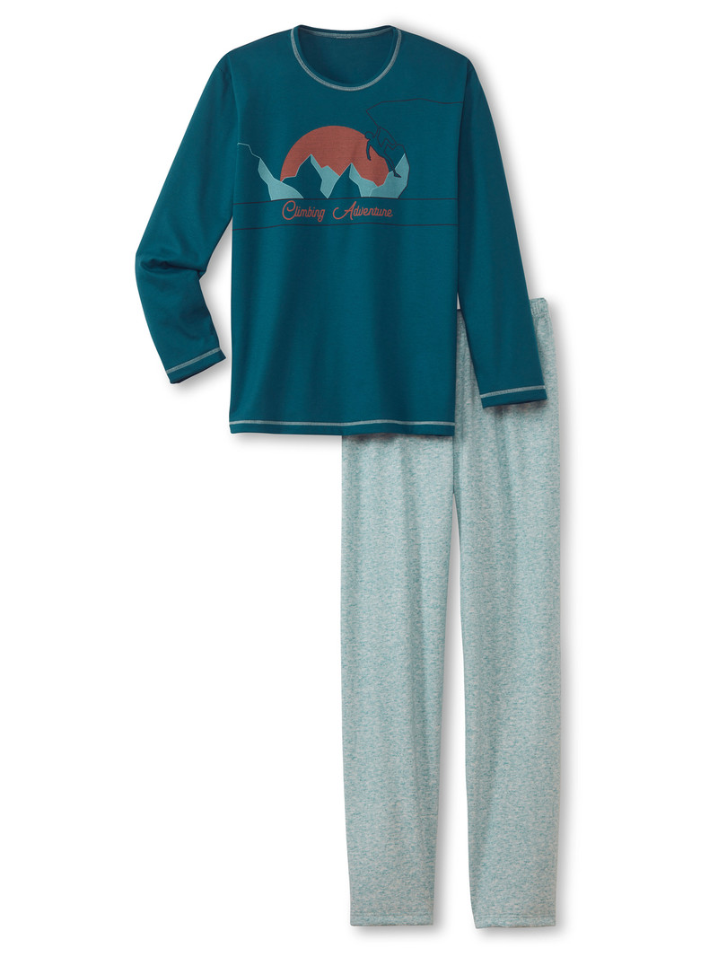 Calida Boys Climbing Pyjama Pyjama Barn Mörk | HIXJ80261