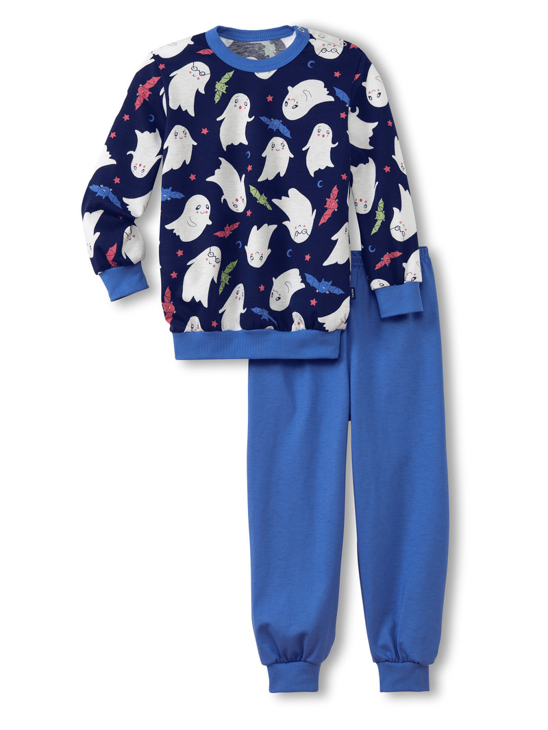 Calida Toddlers Ghost Pyjama With Cuff Pyjama Barn Mörk | USFA83257