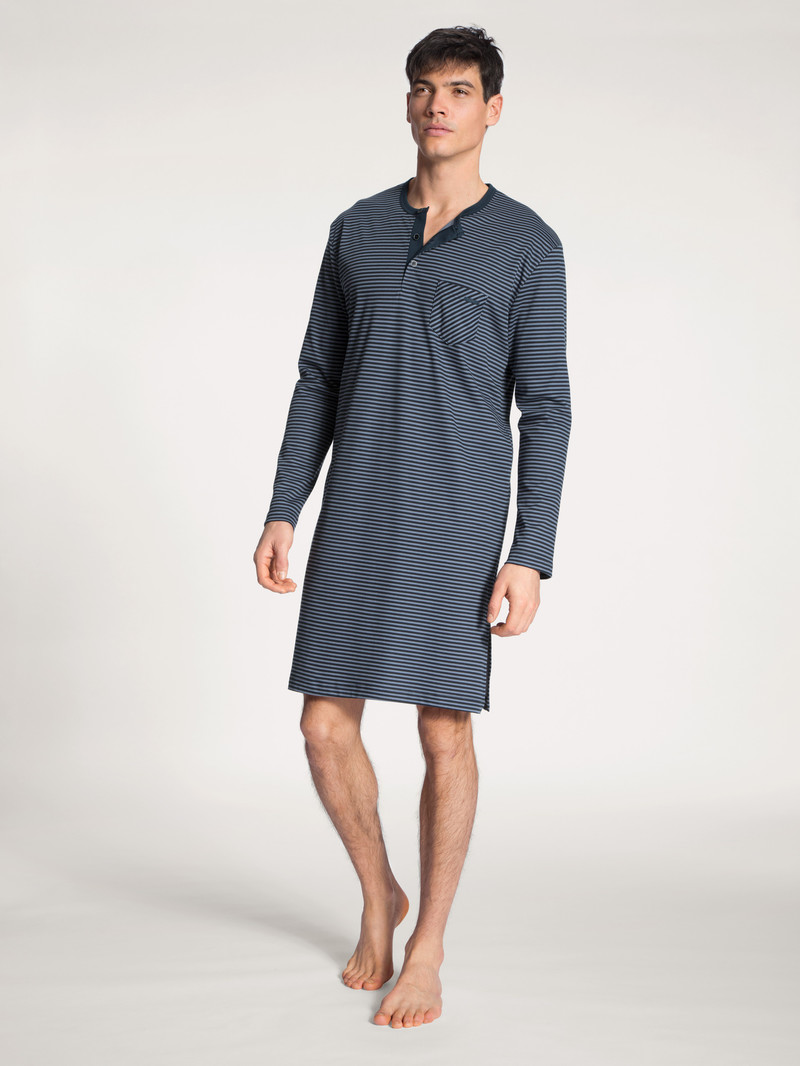 Calida Relax Streamline Nightshirt Sovkläder Herr Mörk | VZTL43976