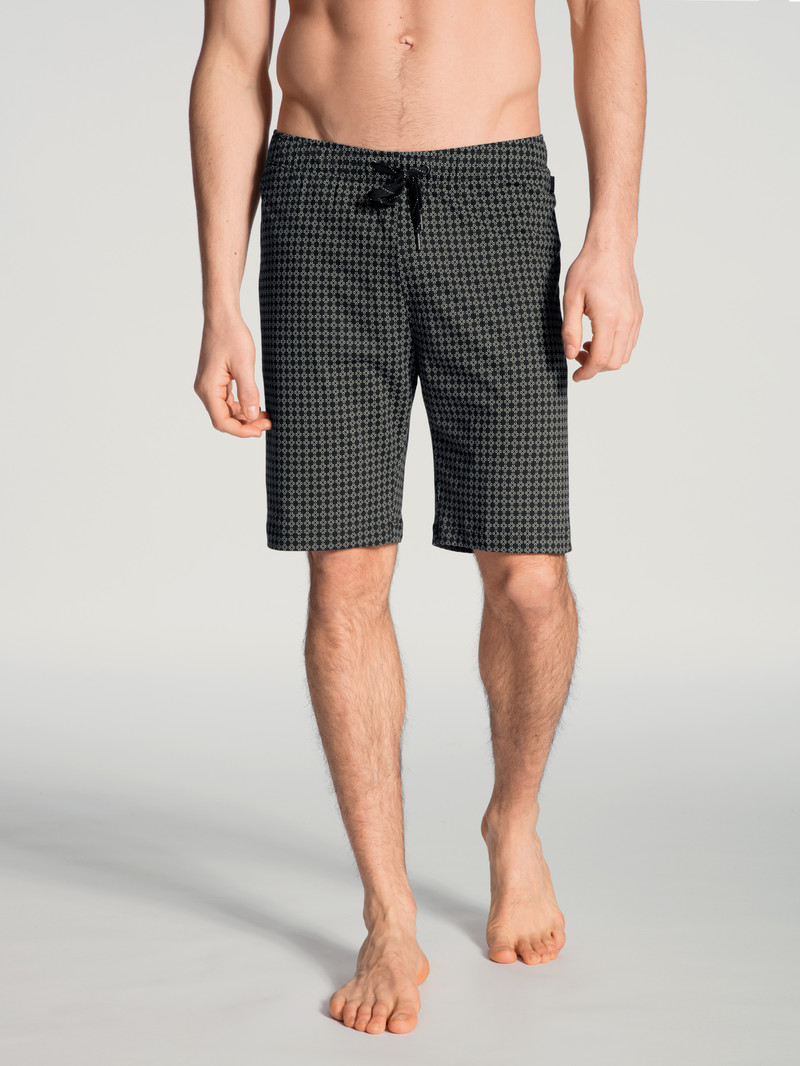 Calida Remix Basic Sleep Bermudas Sovkläder Herr Fog | NWJF07683