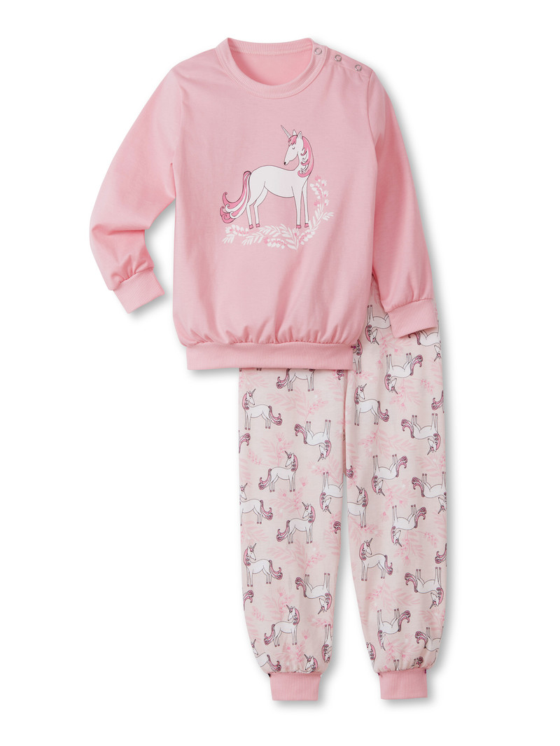 Calida Toddlers Unicorn Pyjama With Cuff Pyjama Barn Korall | STAF79845