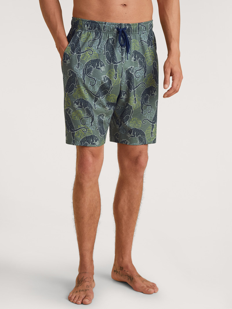 Calida Rmx Sleep Holiday Bermudas Summer Outfits Herr Gröna | UVRY34521