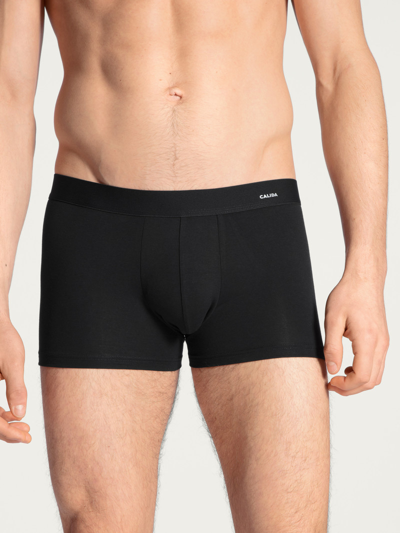 Calida Cotton Code Boxer Brief Underkläder Herr Schwarz | INCK58079