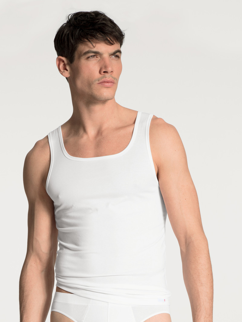 Calida Evolution Athletic Shirt Underkläder Herr Weiss | KUQE90657