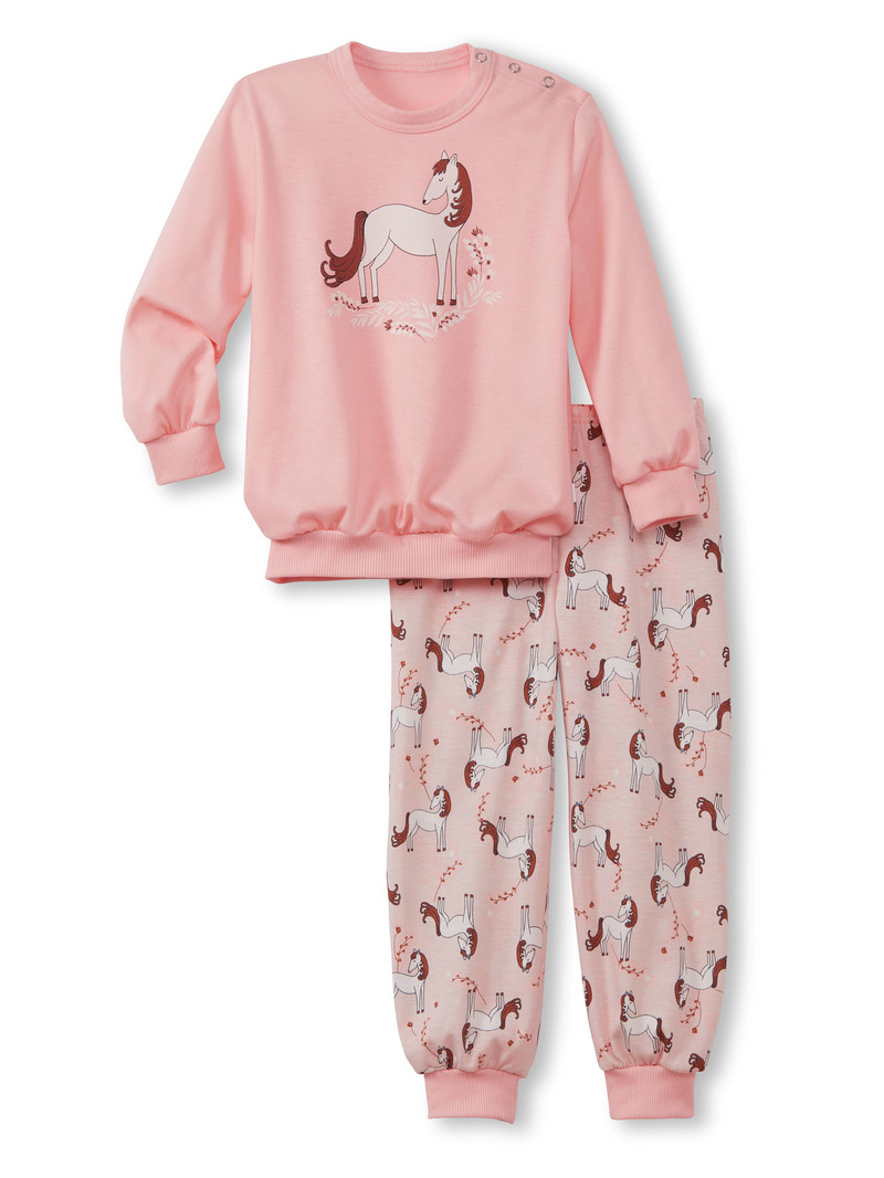 Calida Toddlers Horse Pyjama With Cuff Pyjama Barn Ljus | ZVND60249